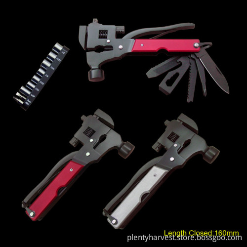 Multi Function Hammer & Wrench Tools with Bits (#8167B)